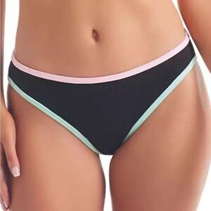 JESSICA SIMPSON Women's Chop Change Hipster Bikini Bottoms L swimsuit swimwear
